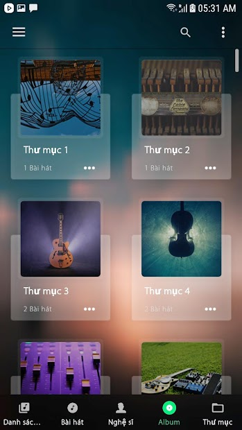 Screenshots Music Player - Ứng dụng nghe nhạc và cắt bài hát tạo nhạc chuông