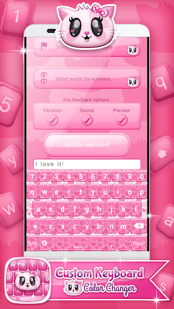 Screenshots Bàn Phím Đẹp cho Điện Thoại - Thay đổi bàn phím cho điện thoại của bạn