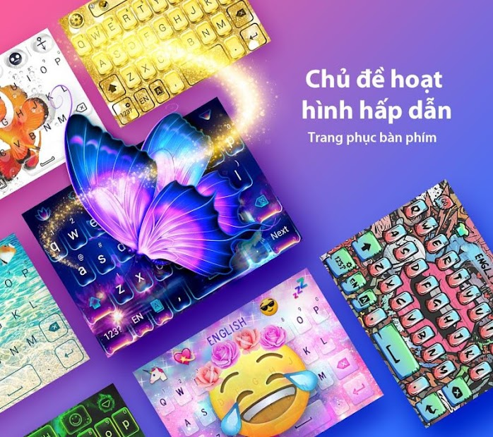 Screenshots Bàn Phím GO - Bàn phím Việt với kho chủ đề độc đáo