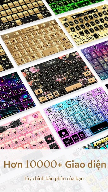 Screenshots Bàn Phím GO - Bàn phím Việt với kho chủ đề độc đáo