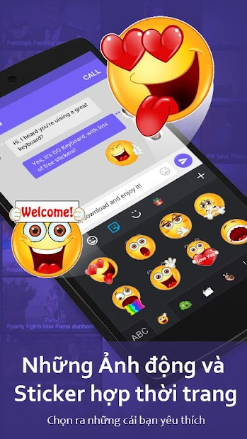 Screenshots Bàn Phím GO - Bàn phím Việt với kho chủ đề độc đáo
