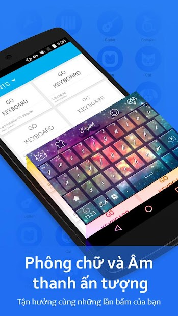 Screenshots Bàn Phím GO - Bàn phím Việt với kho chủ đề độc đáo