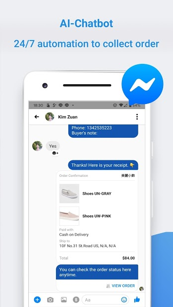 Screenshots Shoplus - bán hàng Facebook tự động