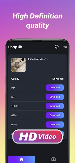 App SnapTik: Công cụ tải video tiktok không có logo, xóa logo tiktok