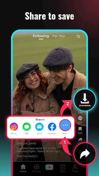 Screenshots SnapTik: Tải video TikTok không có logo, xóa logo video TikTok trên điện thoại