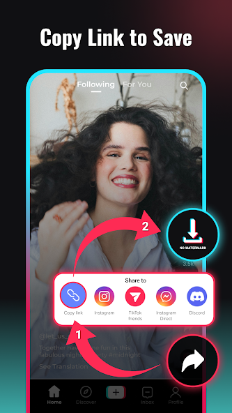 Screenshots SnapTik: Tải video TikTok không có logo, xóa logo video TikTok trên điện thoại
