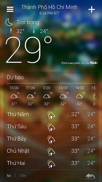 Ứng Dụng Yahoo Thời Tiết: Dự Báo Thời Tiết Trong 10 Ngày | Link Tải Free,  Cách Sử Dụng