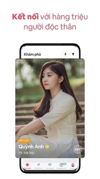 Screenshots YmeetMe: Chat hẹn hò, làm quen tìm người yêu