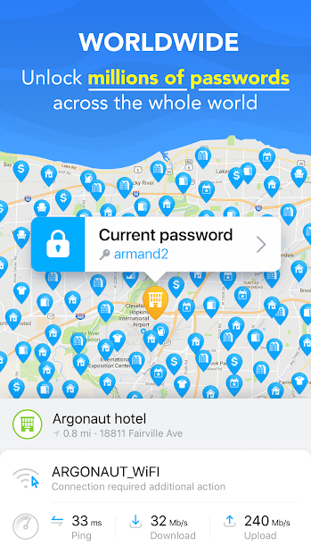 Screenshots WiFi Map - Chia sẻ và kết nối wifi miễn phí