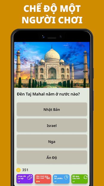 Screenshots Câu hỏi & Đáp án. Game đố vui miễn phí: QuizzLand