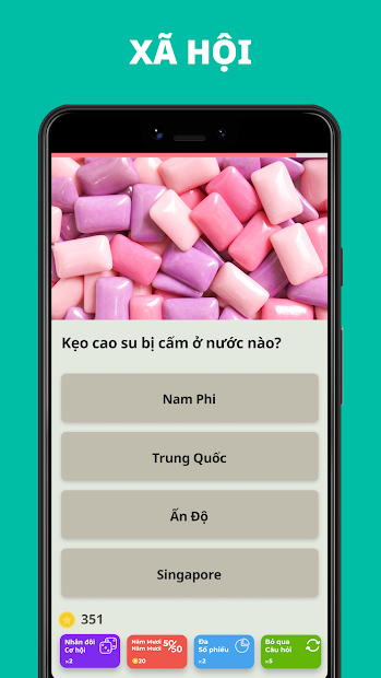 Screenshots Câu hỏi & Đáp án. Game đố vui miễn phí: QuizzLand