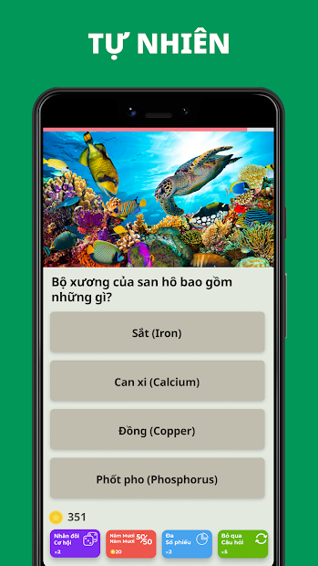 Screenshots Câu hỏi & Đáp án. Game đố vui miễn phí: QuizzLand