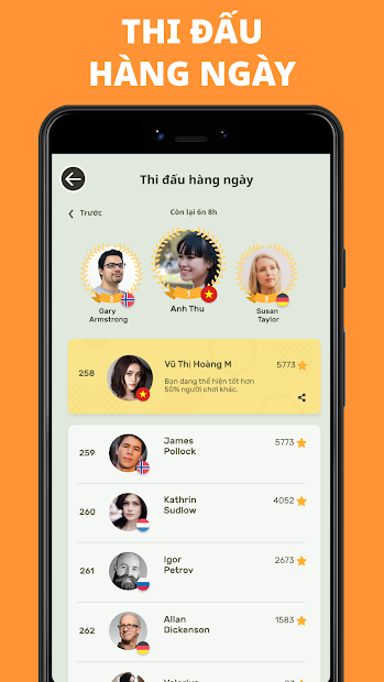 Screenshots Câu hỏi & Đáp án. Game đố vui miễn phí: QuizzLand