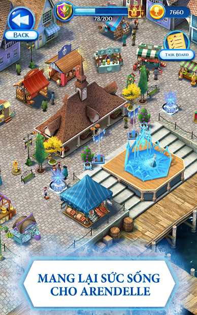 Screenshots Frozen Free Fall - Game nữ hoàng băng giá