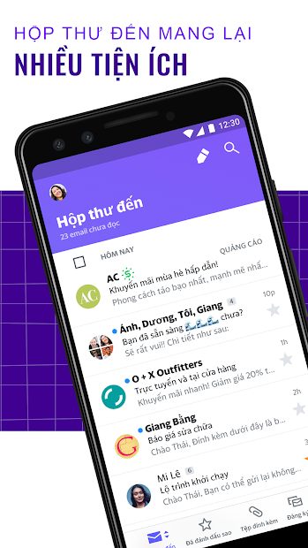 Screenshots Yahoo Mail - Luôn giữ tổ chức