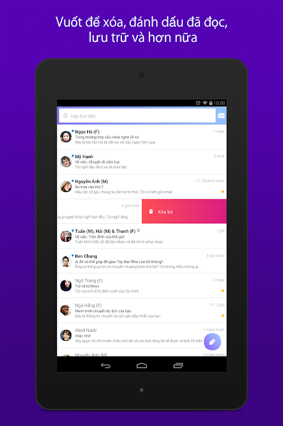 Screenshots Yahoo Mail - Luôn giữ tổ chức