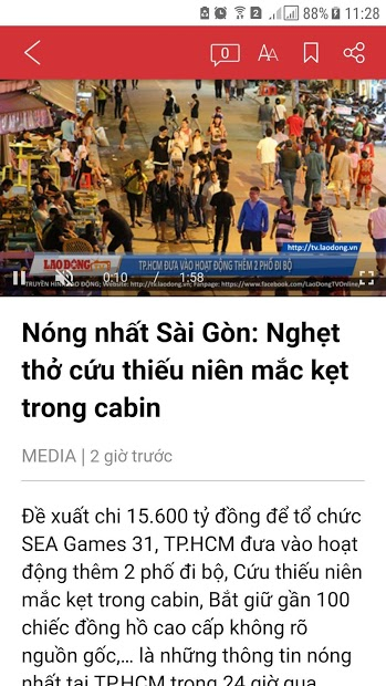 Screenshots Báo Lao Động - Tin tức và tạp chí cập nhật liên tục