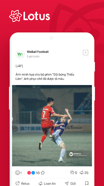Screenshots Lotus - Mạng xã hội của người Việt