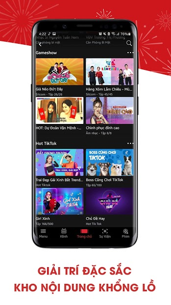 Screenshots VTVcab ON: Truyền hình thế hệ mới