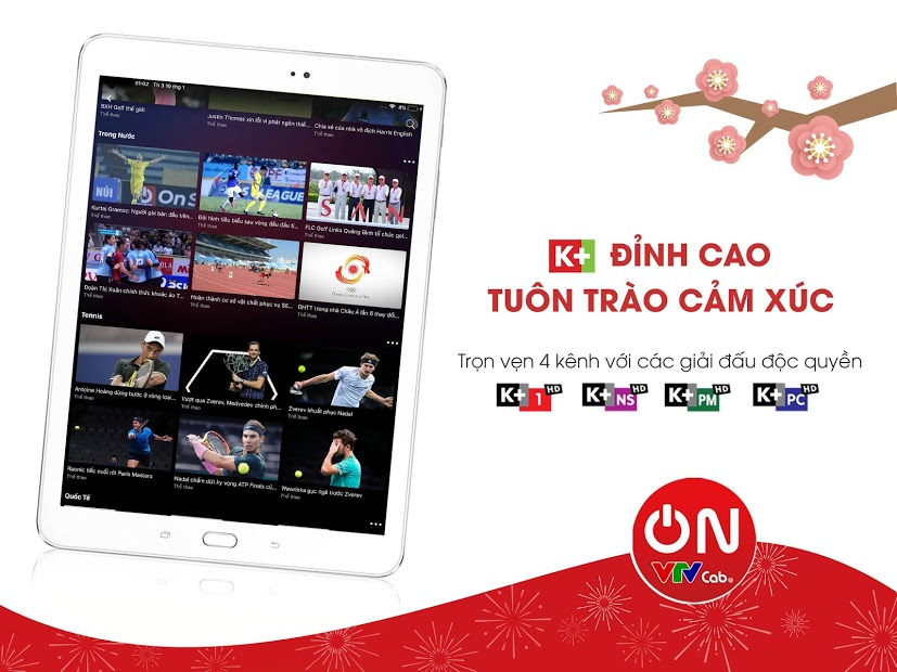Screenshots VTVcab ON: Truyền hình thế hệ mới