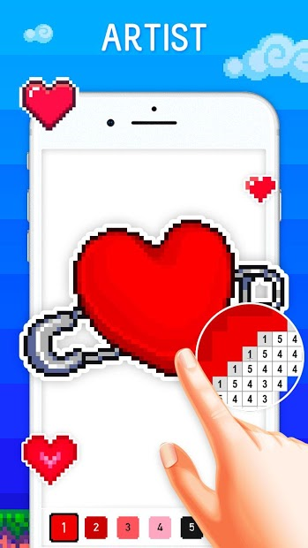 Screenshots ColorPixel - Hướng dẫn bạn tô màu bằng các con số