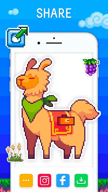 Screenshots ColorPixel - Hướng dẫn bạn tô màu bằng các con số