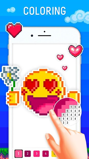 Screenshots ColorPixel - Hướng dẫn bạn tô màu bằng các con số