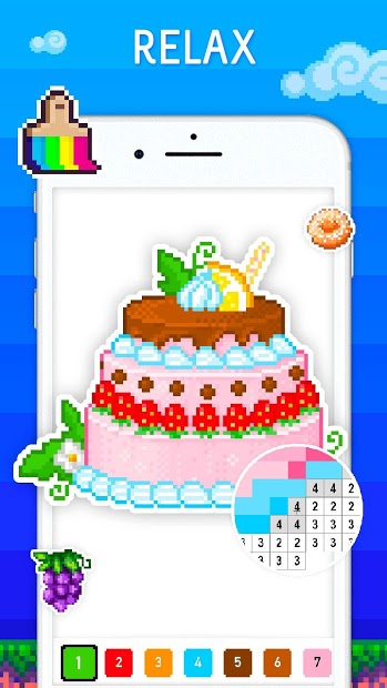 Screenshots ColorPixel - Hướng dẫn bạn tô màu bằng các con số