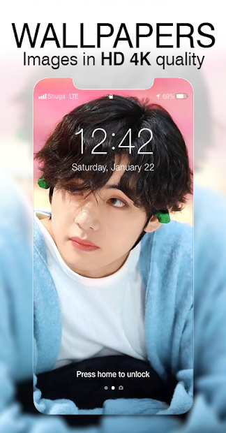 Get 150+ bts v cute wallpaper To show your love for V