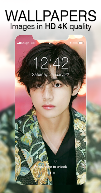 Ứng dụng BTS  V Kim Taehyung Cung cấp hình nền Kim Taehyung chất lượng   Link tải free cách sử dụng