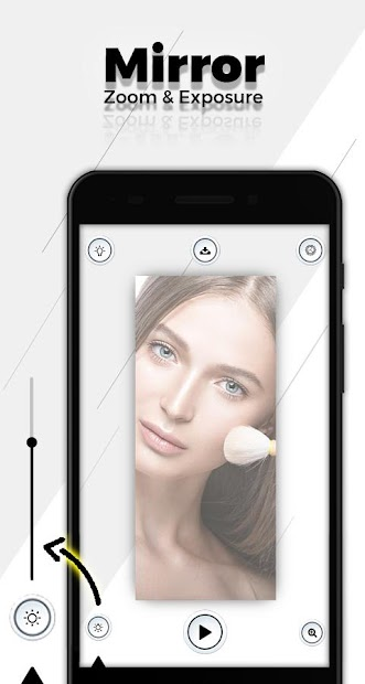Screenshots Mirror - Zoom & Exposure: Soi gương dễ dàng trên điện thoại