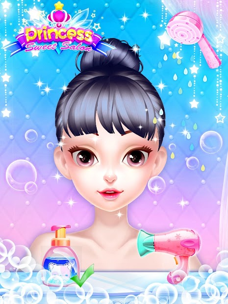 Screenshots Princess Dress up Games - Princess Fashion Salon: Làm tóc và trang điểm cho công chúa