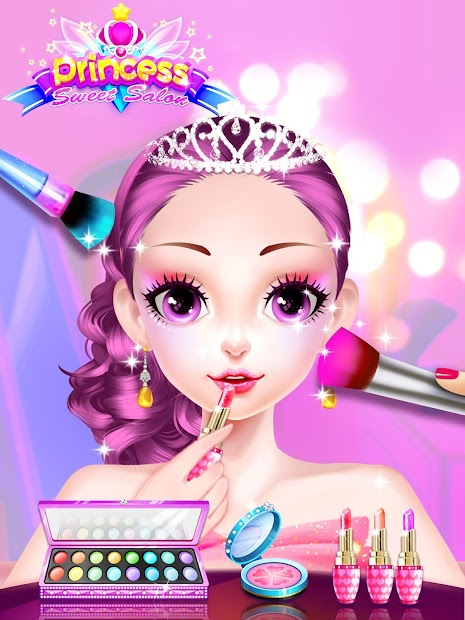 Screenshots Princess Dress up Games - Princess Fashion Salon: Làm tóc và trang điểm cho công chúa