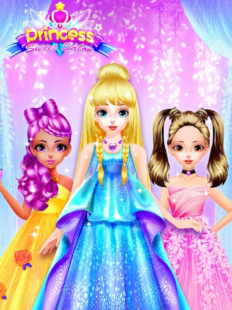Screenshots Princess Dress up Games - Princess Fashion Salon: Làm tóc và trang điểm cho công chúa