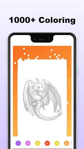 Screenshots Pokepix màu theo số - Trò chơi tô màu