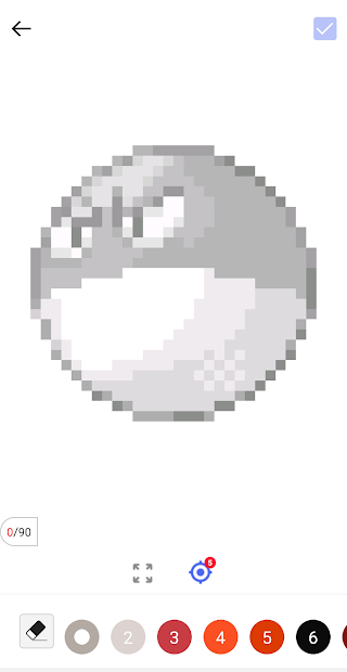 Screenshots Pokepix màu theo số - Trò chơi tô màu