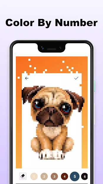 Screenshots Pokepix màu theo số - Trò chơi tô màu