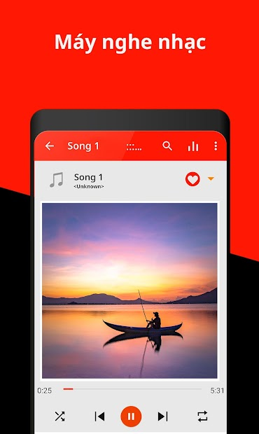 Screenshots Music Player - Trình phát nhạc hot nhất hiện nay