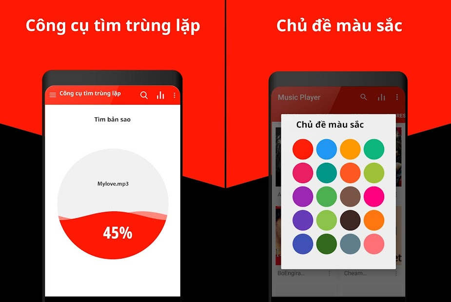 Screenshots Music Player - Trình phát nhạc hot nhất hiện nay