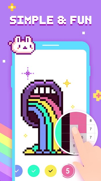Screenshots Paint by Number - Ứng dụng tô màu theo số Pixel trên điện thoại