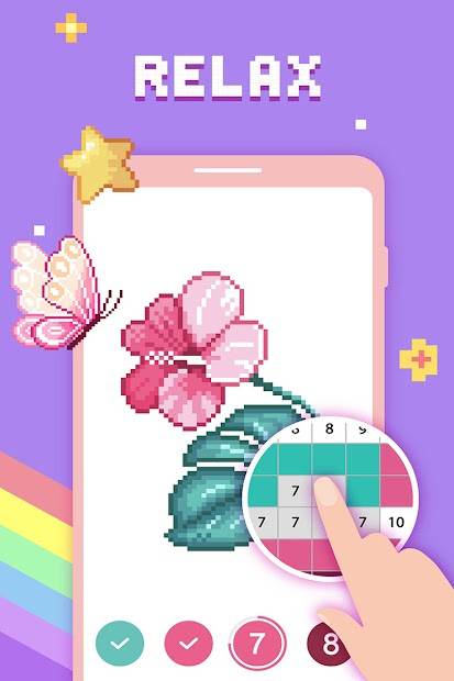Screenshots Paint by Number - Ứng dụng tô màu theo số Pixel trên điện thoại