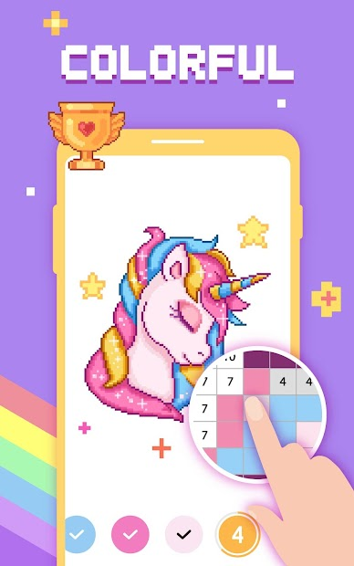 Screenshots Paint by Number - Ứng dụng tô màu theo số Pixel trên điện thoại