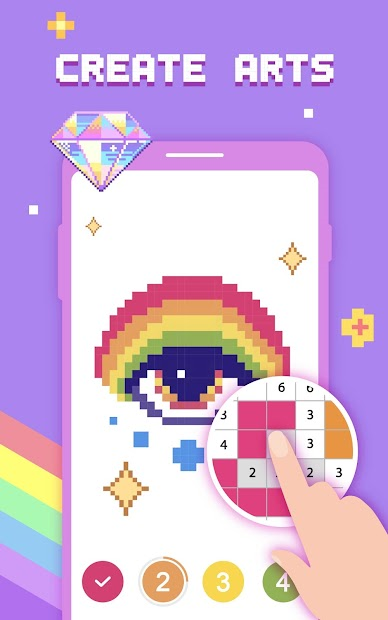 Screenshots Paint by Number - Ứng dụng tô màu theo số Pixel trên điện thoại