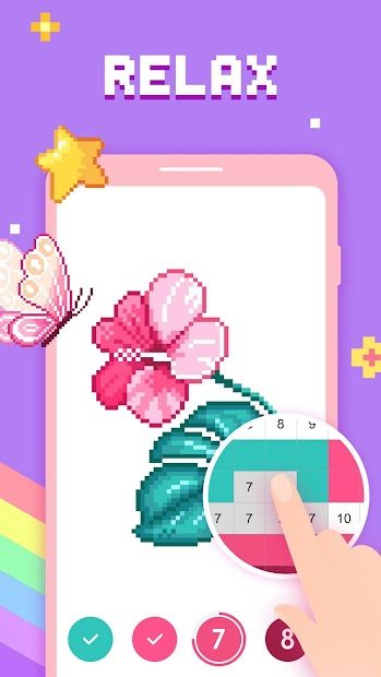Screenshots Paint by Number - Ứng dụng tô màu theo số Pixel trên điện thoại