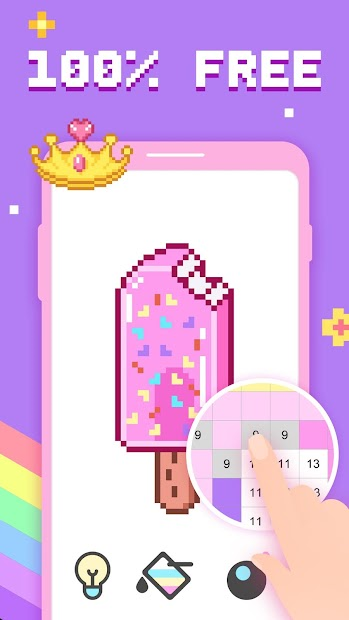 Screenshots Paint by Number - Ứng dụng tô màu theo số Pixel trên điện thoại