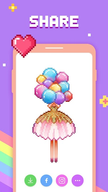 Screenshots Paint by Number - Ứng dụng tô màu theo số Pixel trên điện thoại