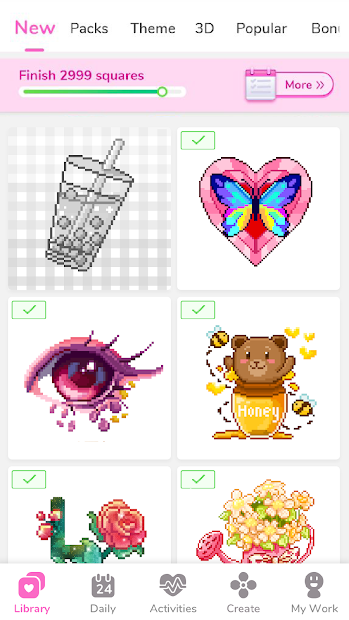 Screenshots Paint by Number - Ứng dụng tô màu theo số Pixel trên điện thoại