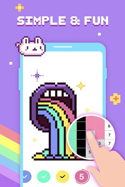 Screenshots Paint by Number - Ứng dụng tô màu theo số Pixel trên điện thoại