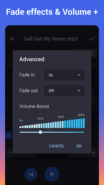 Screenshots MP3 Cutter and Ringtone Maker - Ứng dụng cắt nhạc, tạo nhạc chuông MP3