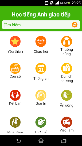 Screenshots Học Tiếng Anh Giao Tiếp - Ứng dụng học tiếng Anh mọi lúc, mọi nơi